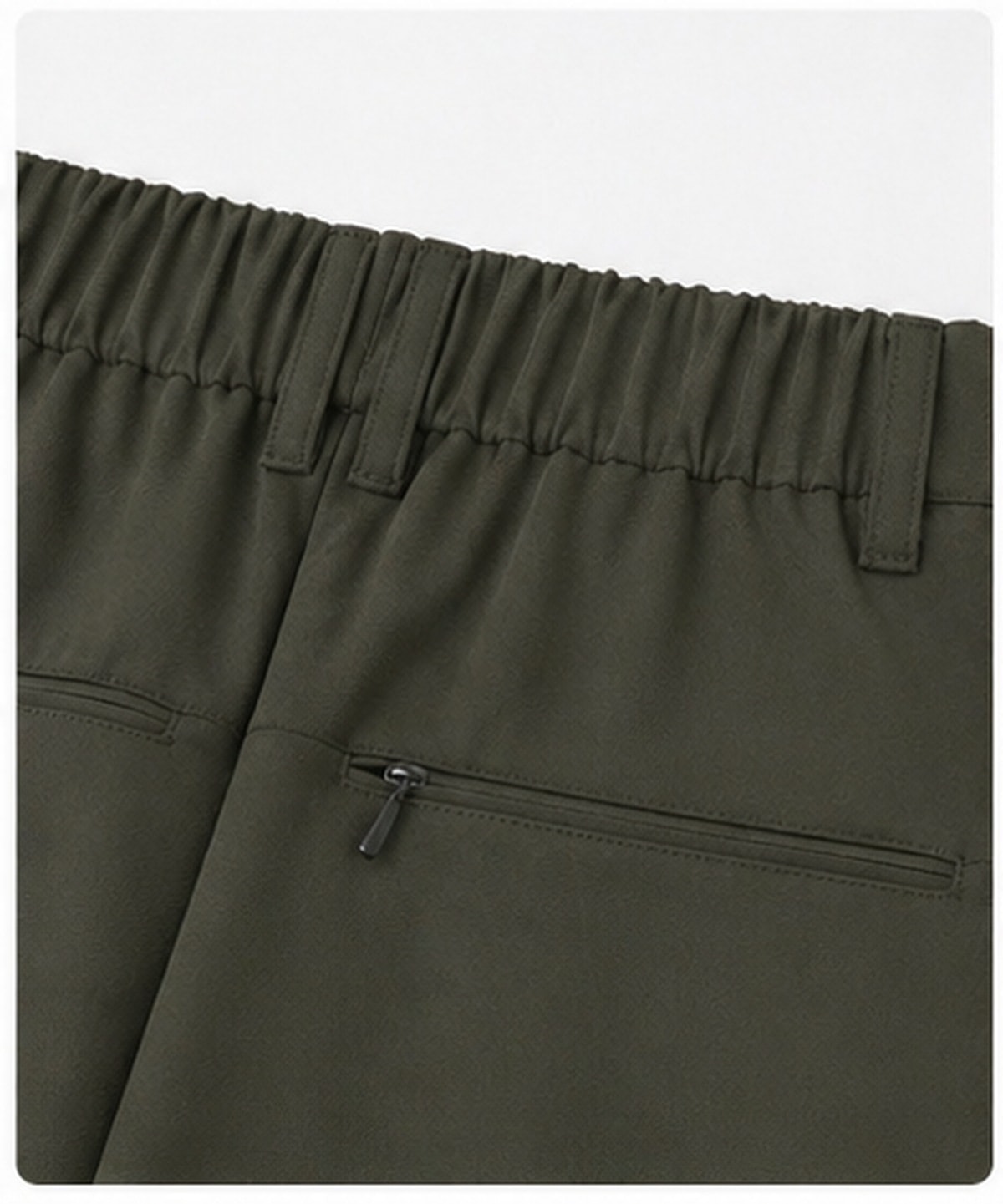 Pantalon Structuré Kaki - 4