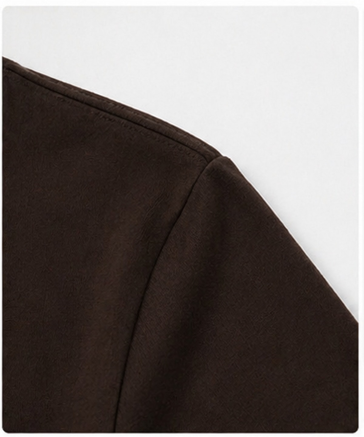 T-shirt Col Rond Marron - 3