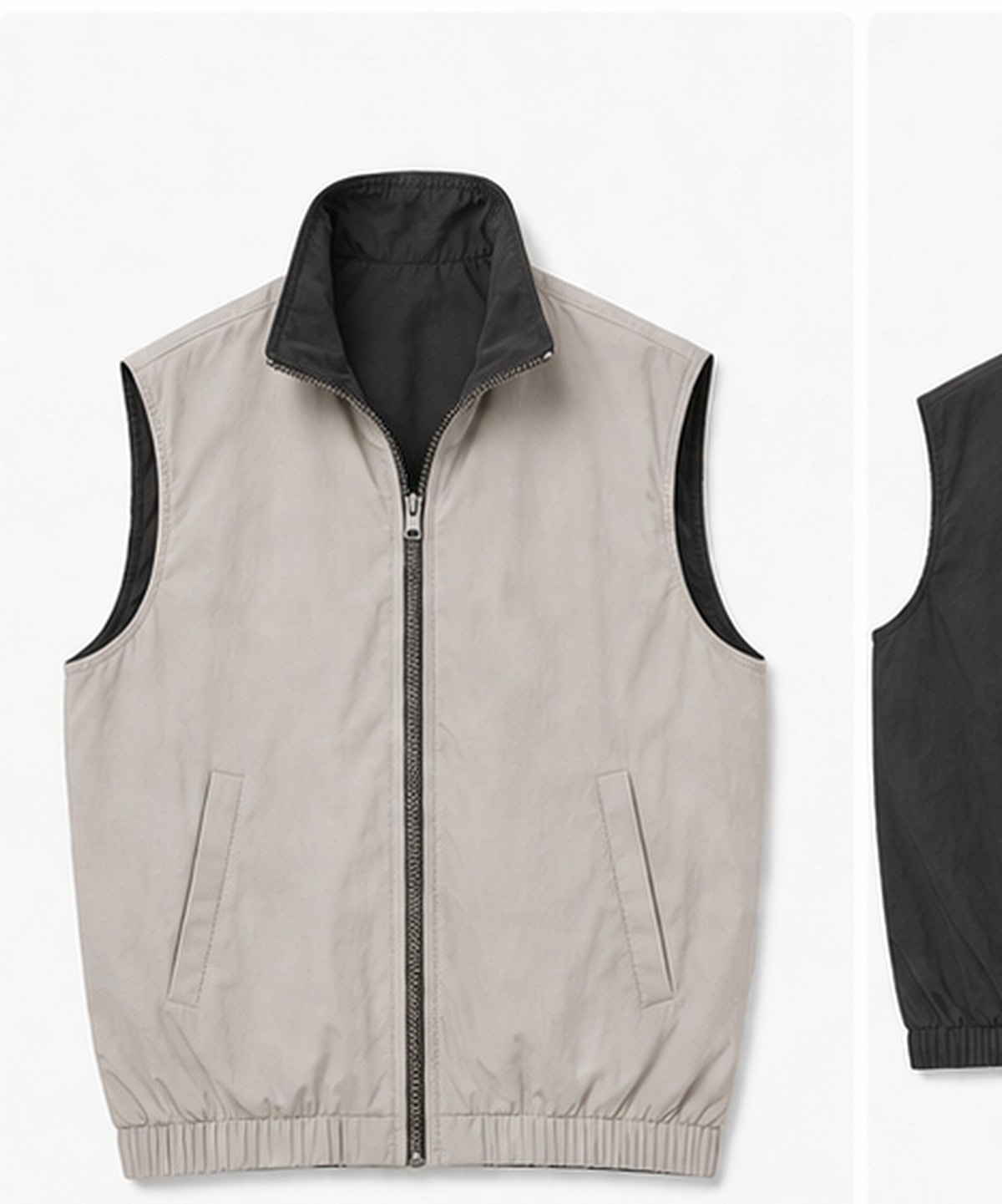 Veste Réversible Gris/Sable - 3