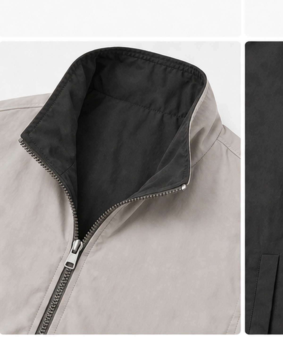 Veste Réversible Gris/Sable - 5