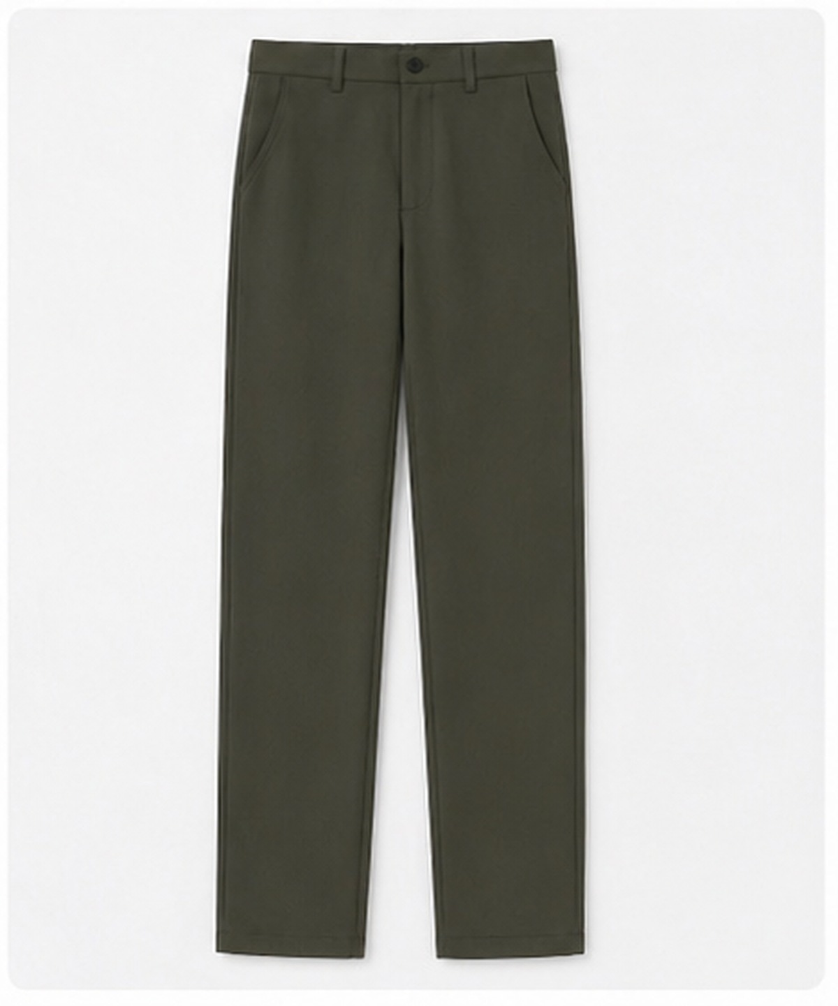 Pantalon Structuré Kaki