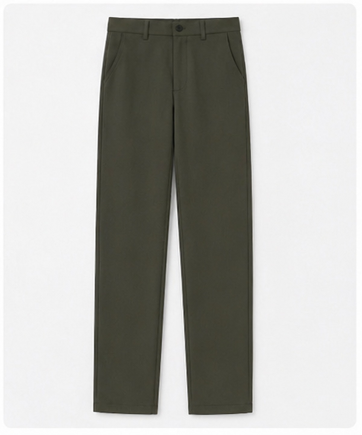 Pantalon Structuré Kaki